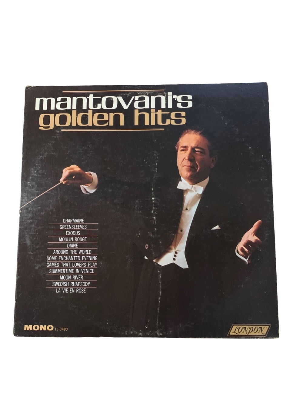 Mantovani's Golden Hits Vinyl Record Mono LL 3483 Classic Orchestra LP